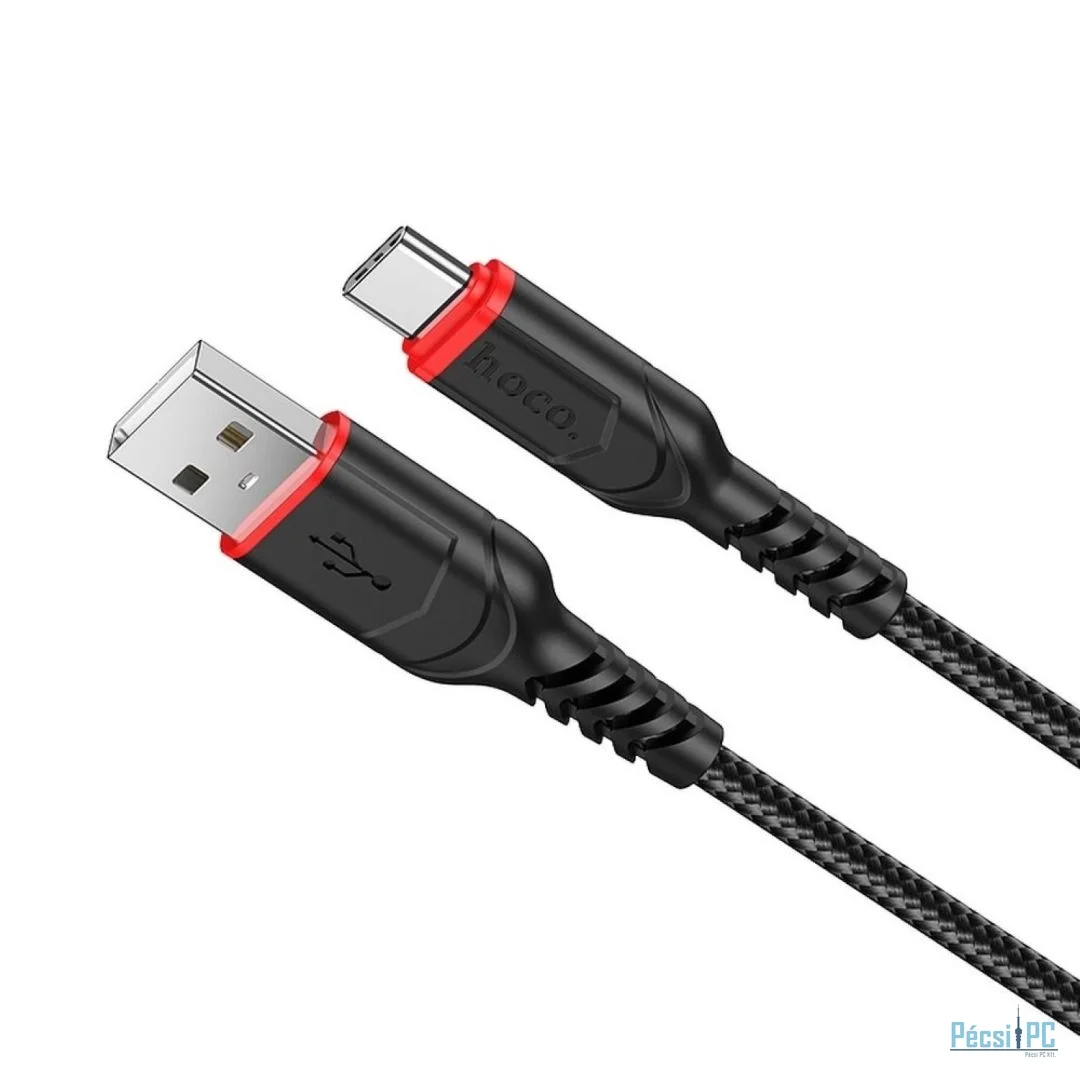 Hoco USB 2.0 Type-C cable QC 1m Black