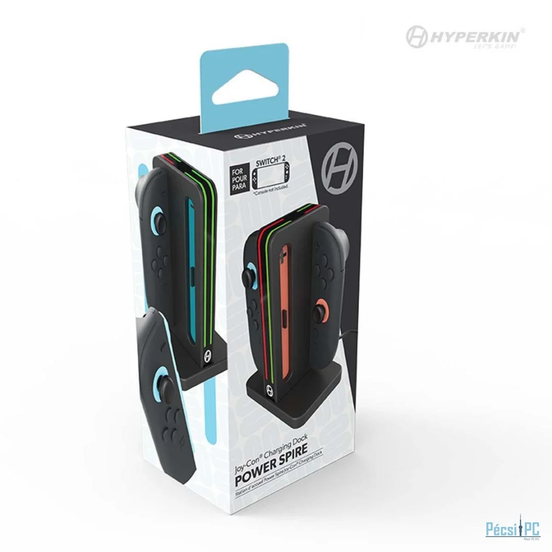 HYPERKIN  Power Spire Joy-Con Charging Dock Black