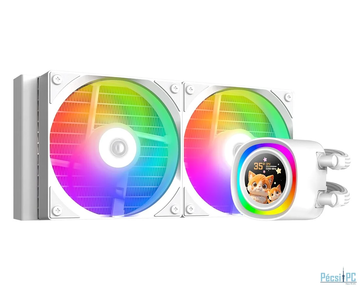 ID-COOLING FX240 LCD WHITE