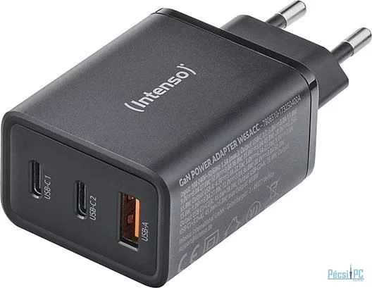 Intenso W65ACC GaN Power Adapter Black