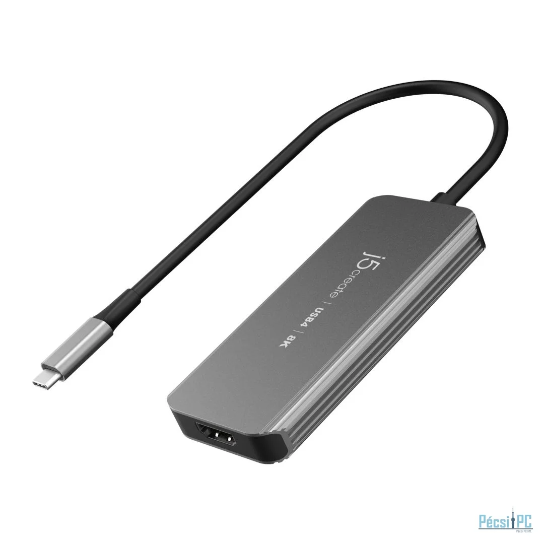 j5create USB4 8K60 Slim Hub Space Grey