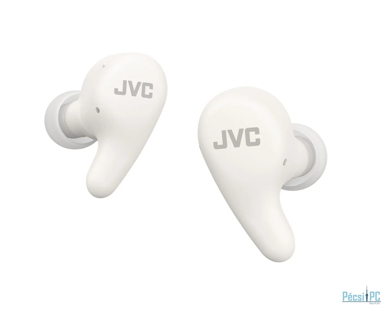 JVC HA-A23T Gumy Premium Wireless Headphones with Noise Cancellation Coconut White