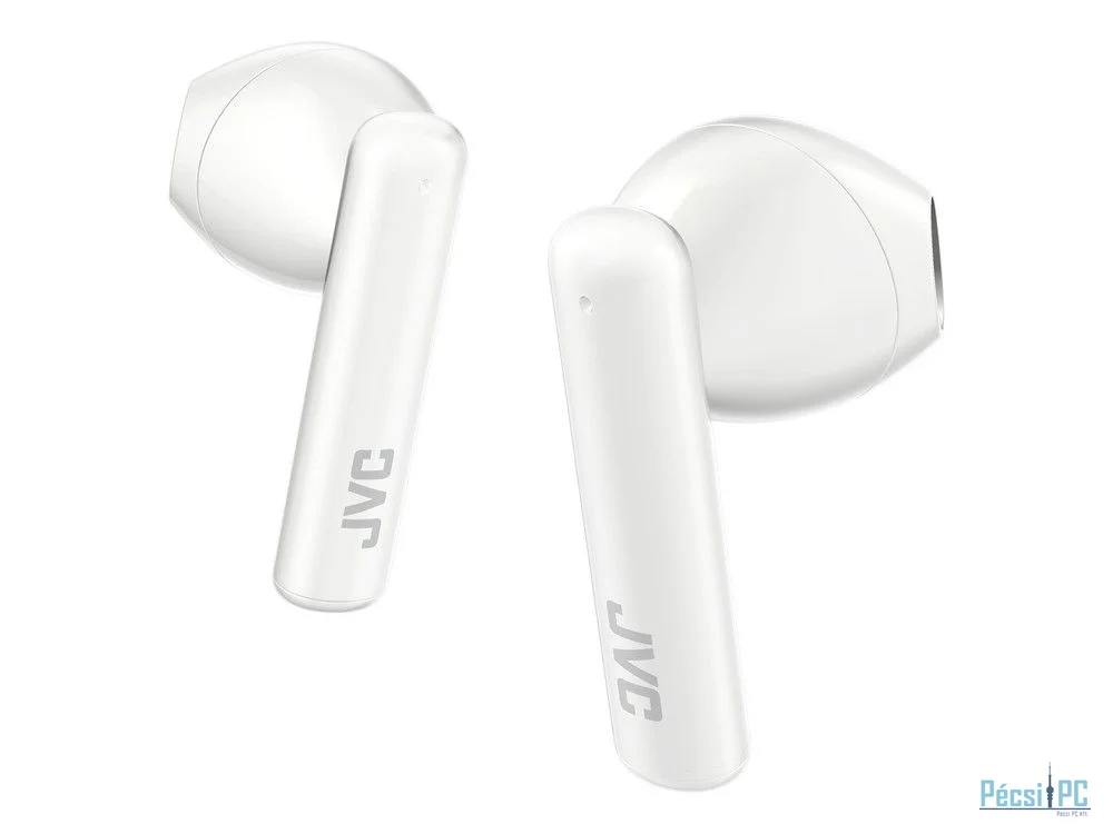 JVC HA-A4T Wireless earbuds with comfortable sound and long-lasting playtime White