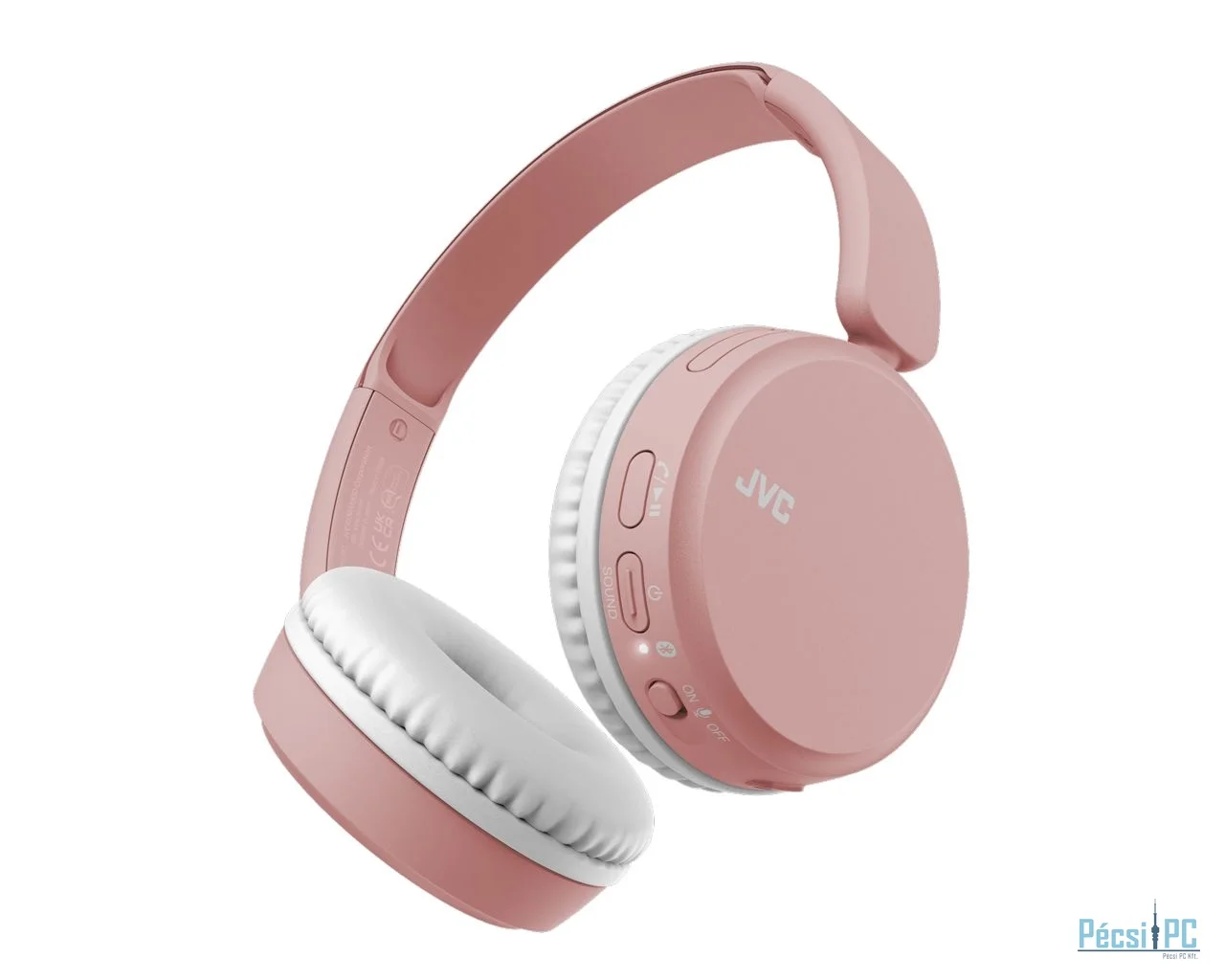 JVC HA-S36W Foldable Bluetooth on-ear Headphones Pink