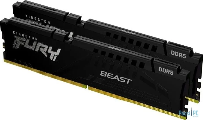 Kingston 128GB DDR5 5600MHz Kit(2x64GB) Fury Beast Black