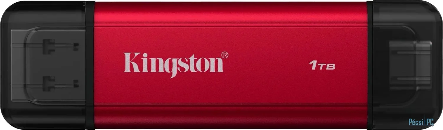 Kingston 1TB USB3.2 Dual Portable SSD Red