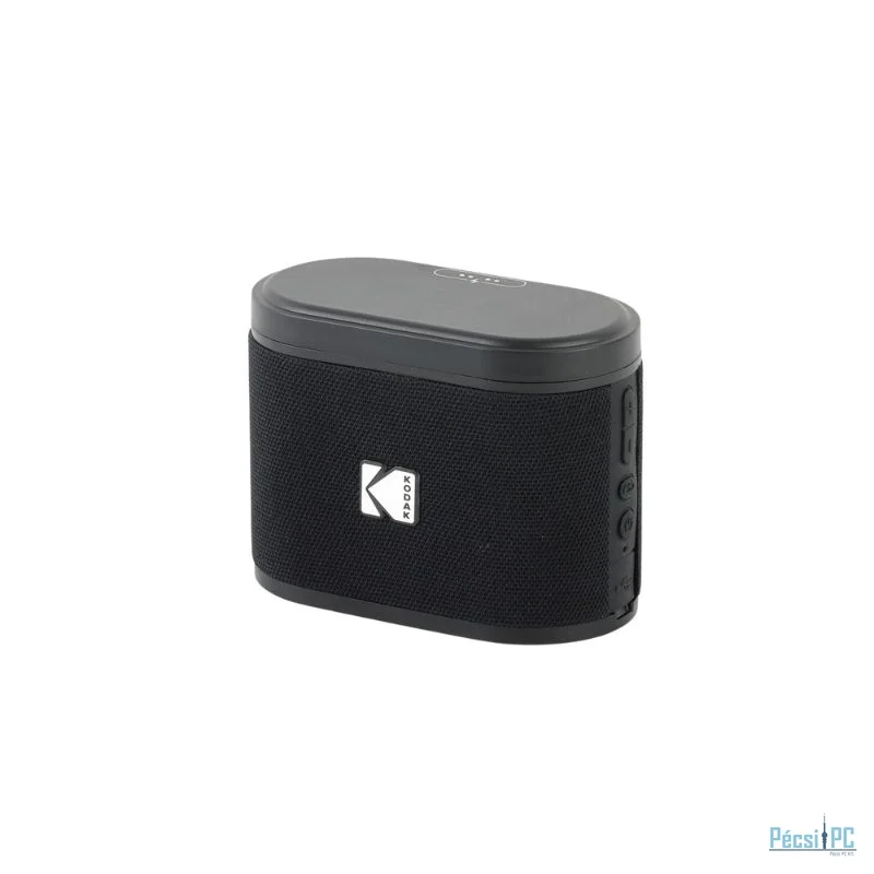 Kodak BRIXBK Soundbrix Mini Bluetooth Coloured Portable Speaker Black