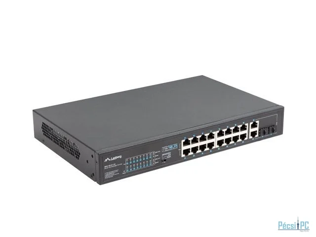 Lanberg 16X 100MB POE+/2X 1GB/1X SFP UNMANAGED RACK 250W