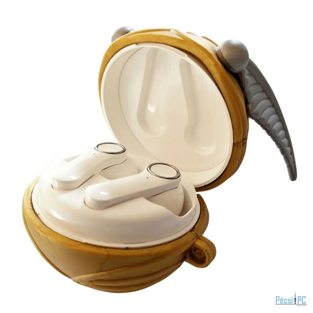 Lazer Built  Harry Potter Snitch TWS Bluetooth Headset Gold/White