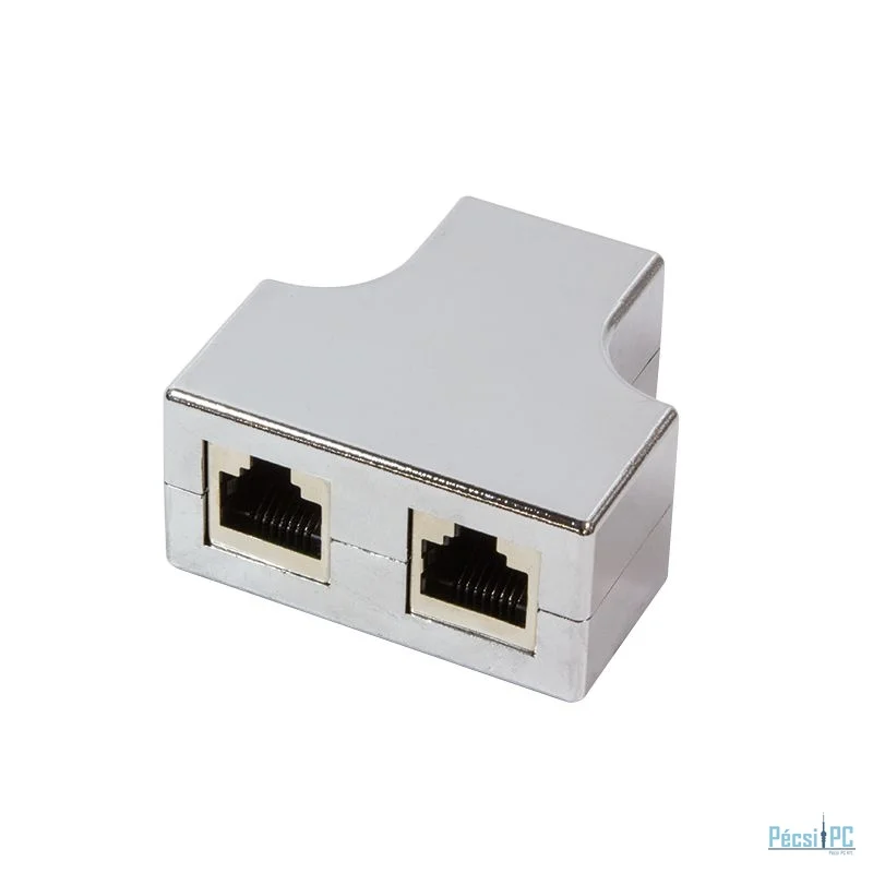 Logilink Modular T-adapter 1 x RJ45 female to 2 x RJ45 female socket
