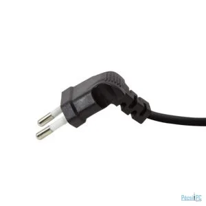 Logilink Power cord Euro male 90° to IEC C7 female 90° 0.75m Black