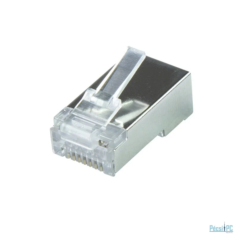 Logilink RJ45 modular plug Cat.6A for solid and stranded wires shielded with guide plate 50db