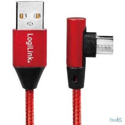 Logilink USB 2.0 USB-A/M to Micro-USB/M 1m, Red