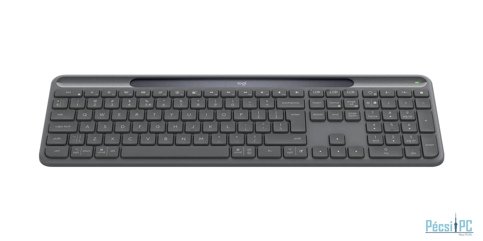 Logitech Signature Slim Solar+ K980 for Business Keyboard Graphite US