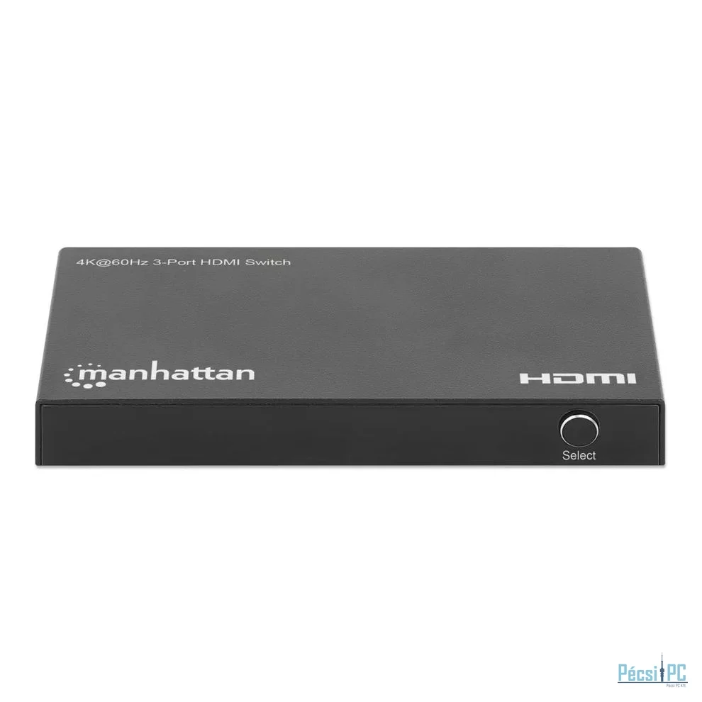Manhattan 4K 60Hz 3-Port HDMI Switch