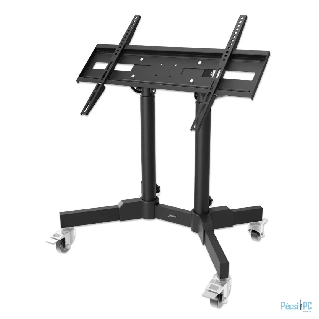 Manhattan Compact Height-Adjustable TV Cart 23