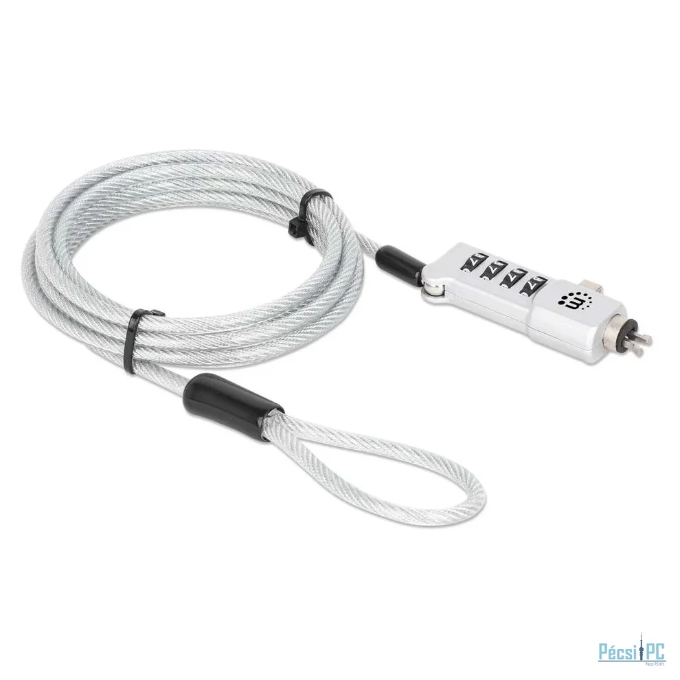 Manhattan Universal Laptop Combination Lock For Noble Wedge, Nano and K-Slot