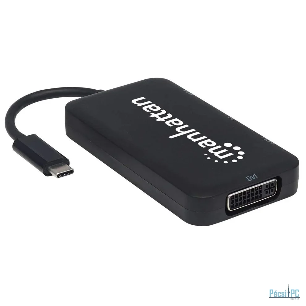 Manhattan USB-C 4-in-1 Audio/Video Converter
