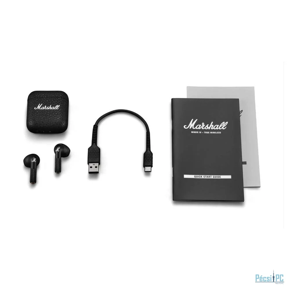 Marshall Minor IV Bluetooth Headset Black