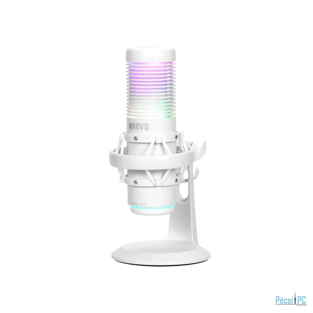 Marvo Blast 60 Streaming Microphone White