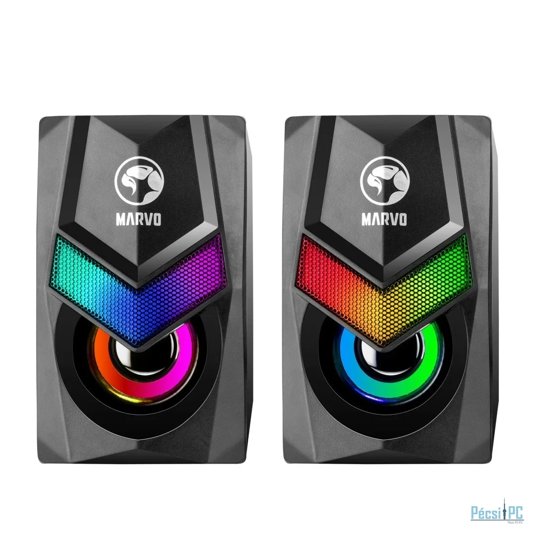 Marvo Havoc 10 2.0 Stereo RGB Gaming Speaker Black