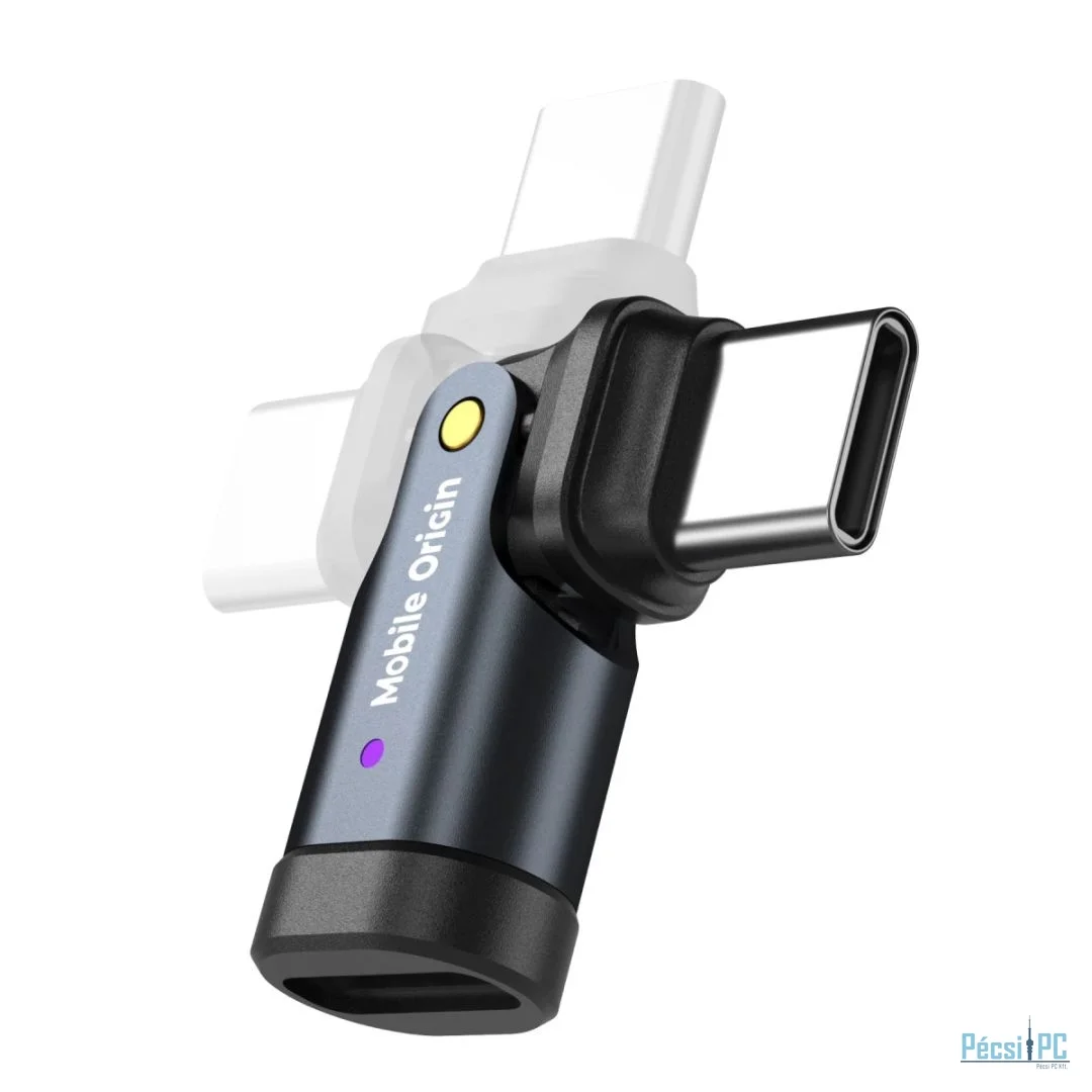 Mobile Origin 240W USB-C Rotation Adapter Black