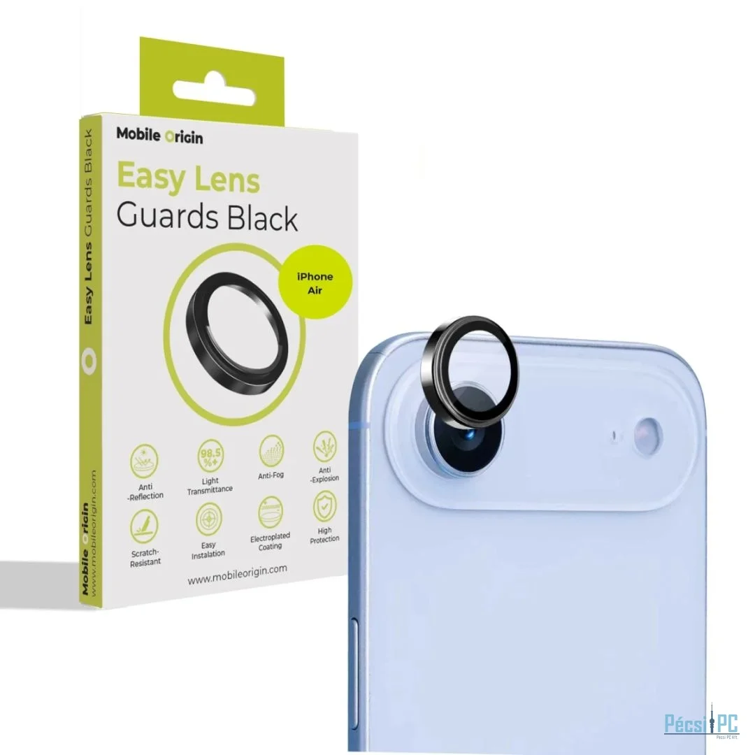 Mobile Origin Easy Lens Guards for iPhone Air Black