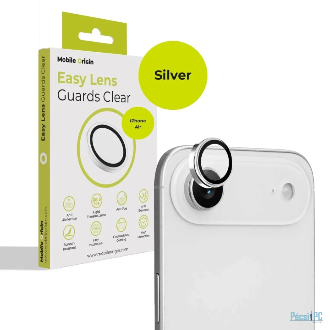 Mobile Origin Easy Lens Guards for iPhone Air Silver