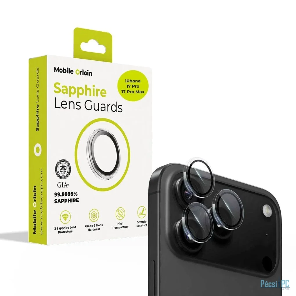 Mobile Origin Sapphire Lens guards for iPhone 17 Pro/17 Pro Max Clear