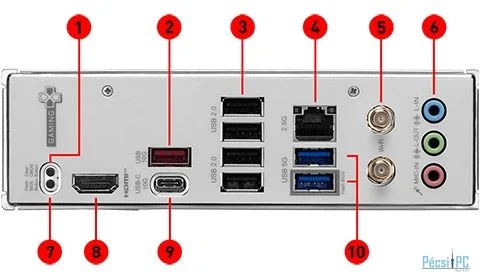 Msi B840M GAMING PLUS WIFI6E