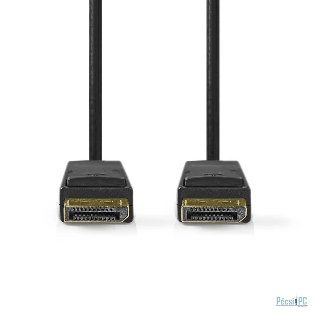 Nedis DisplayPort Male to DisplayPort Male 4K@60Hz Gold Plated 2m Black