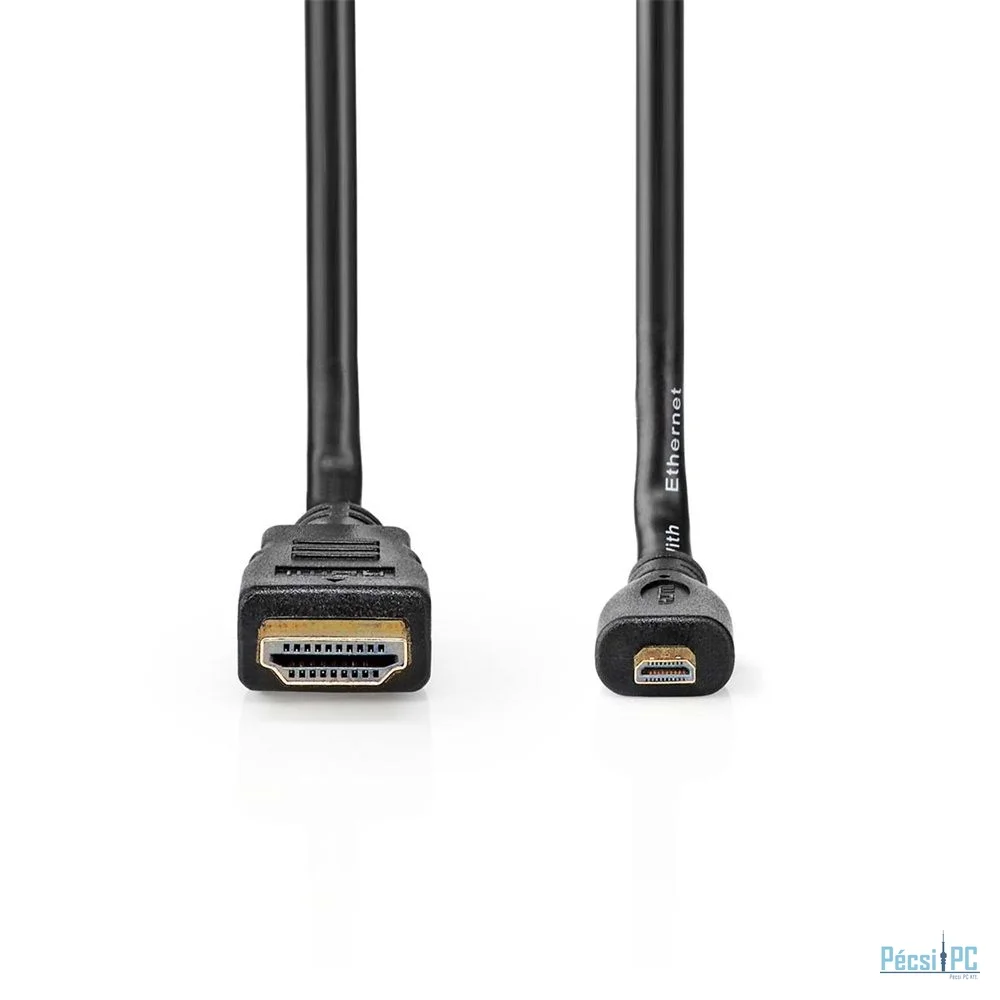 Nedis micro HDMI to HDMI cable 2m Black