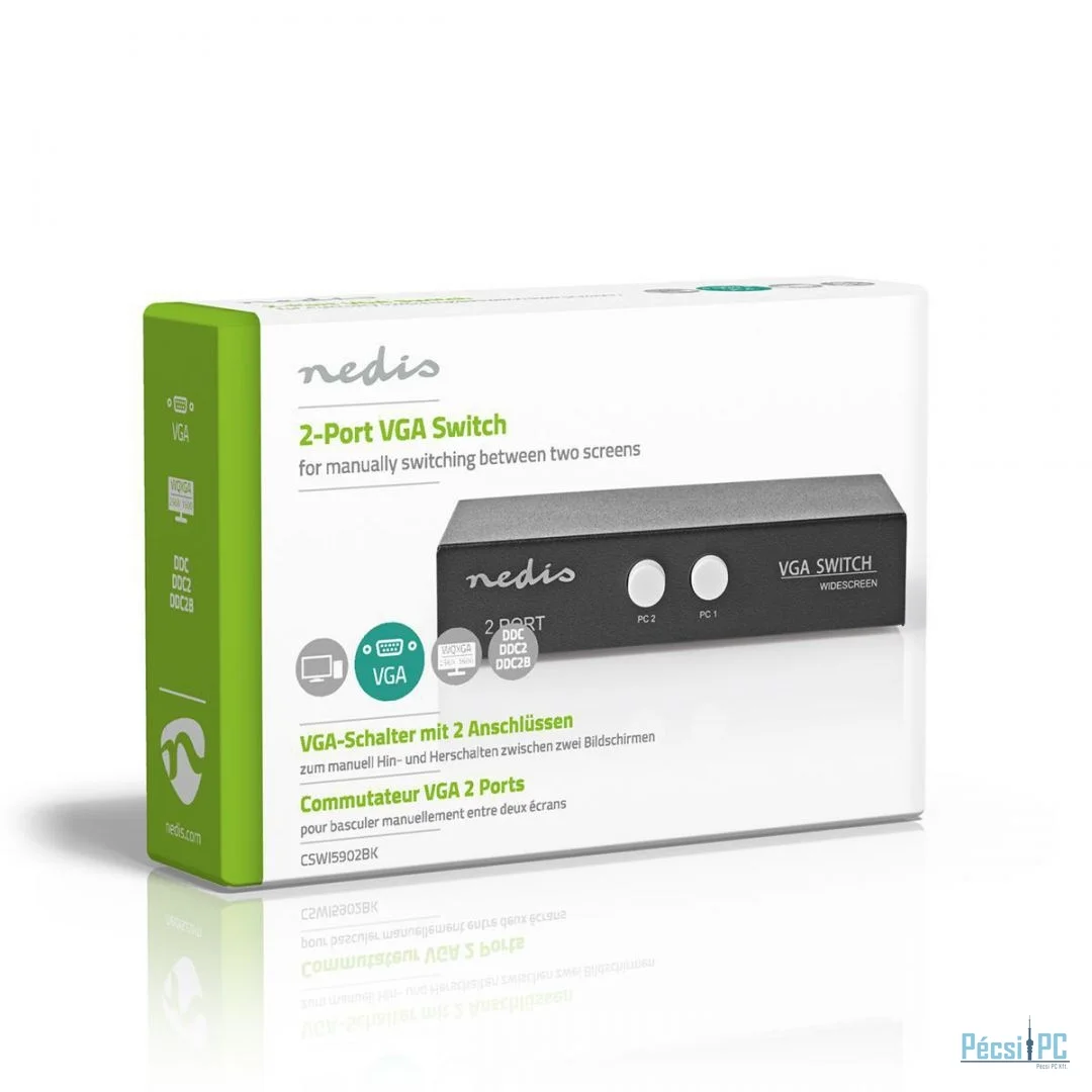 Nedis 2-port VGA Switch