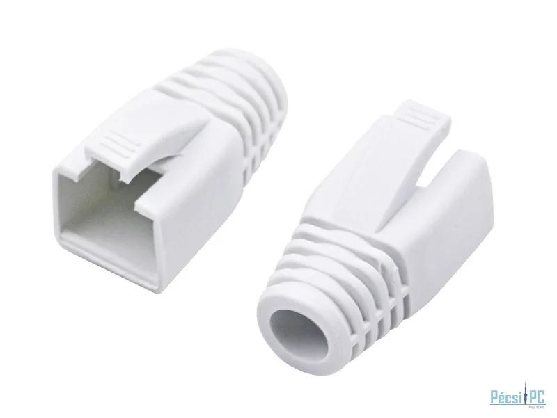 Nestron Törésgátló RJ45 csatlakozóhoz; 10 db/csomag; fehér