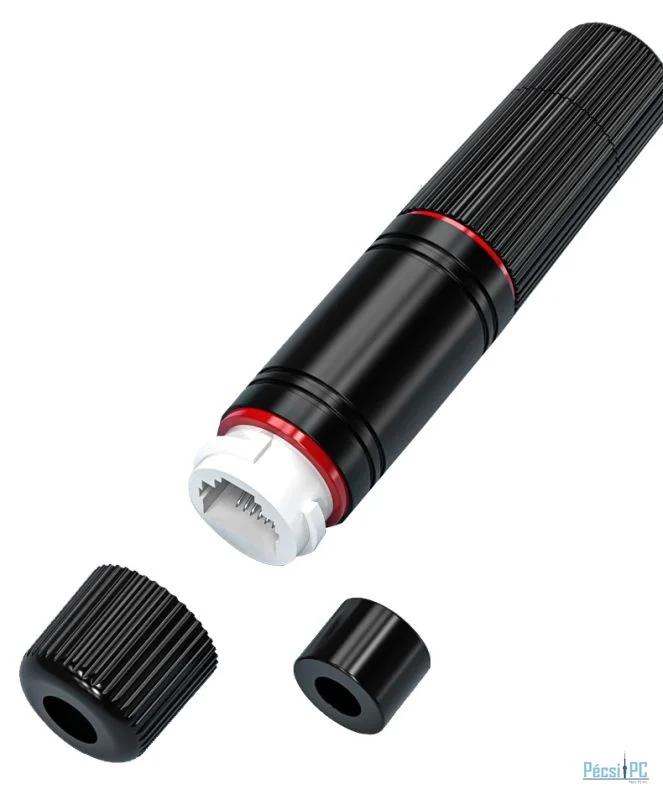 Nestron UTP RJ45 toldó; Cat6; IP67 kültéri