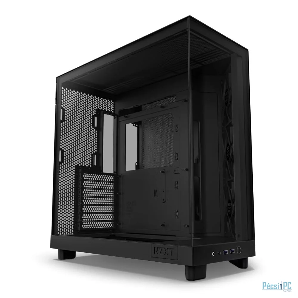 NZXT H6 Flow (2023) Tempered Glass Matte Black