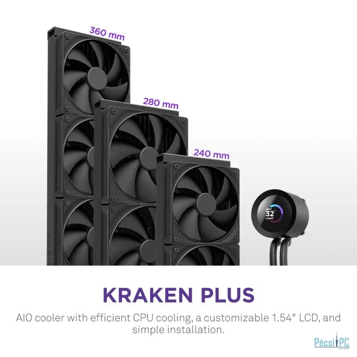 NZXT Kraken Plus 360 Black