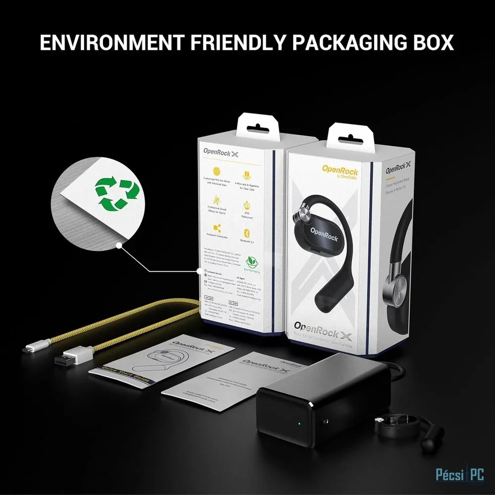 OneOdio OpenRock X Bluetooth Headset Black