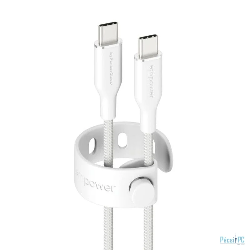 PanzerGlass 60W USB-C to USB-C USB 2.0 cable 2m White