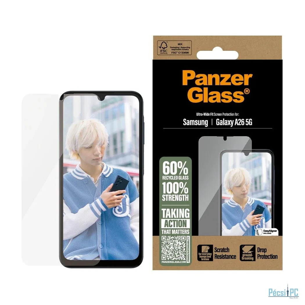 PanzerGlass Screen Protector for Samsung Galaxy A26 5G UWF