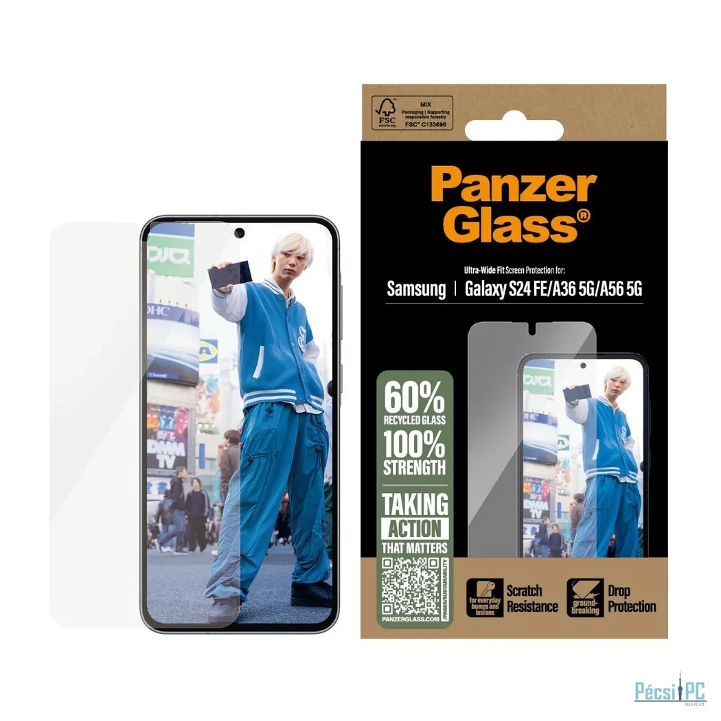 PanzerGlass Screen Protector for Samsung Galaxy S24 FE A36 5G A56