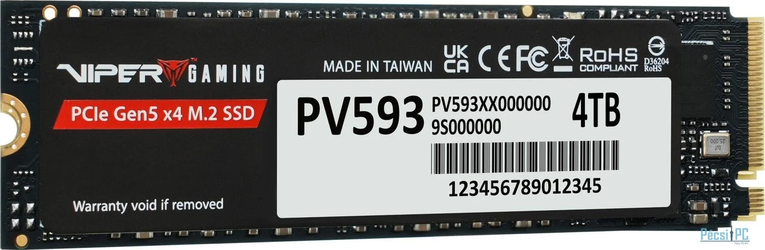 Patriot 4TB M.2 2280 NVMe Viper PV593