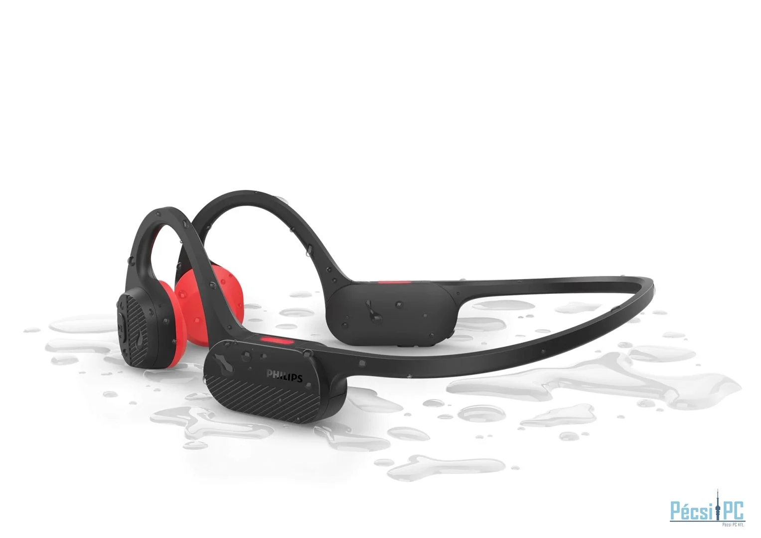 Philips TAA5608BK Bluetooth Headset Black/Red