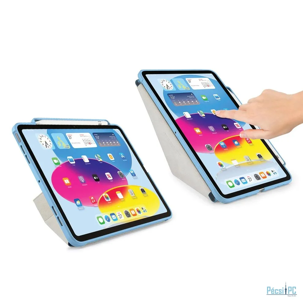 Pipetto Origami No7 Tri-Folio Case for iPad (A16) / iPad (2022) Light Blue