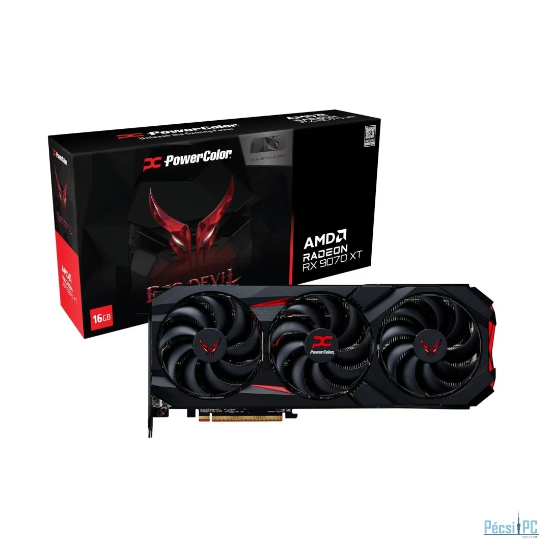 PowerColor RX9070 XT 16GB DDR6 Red Devil Backplate Special Edition