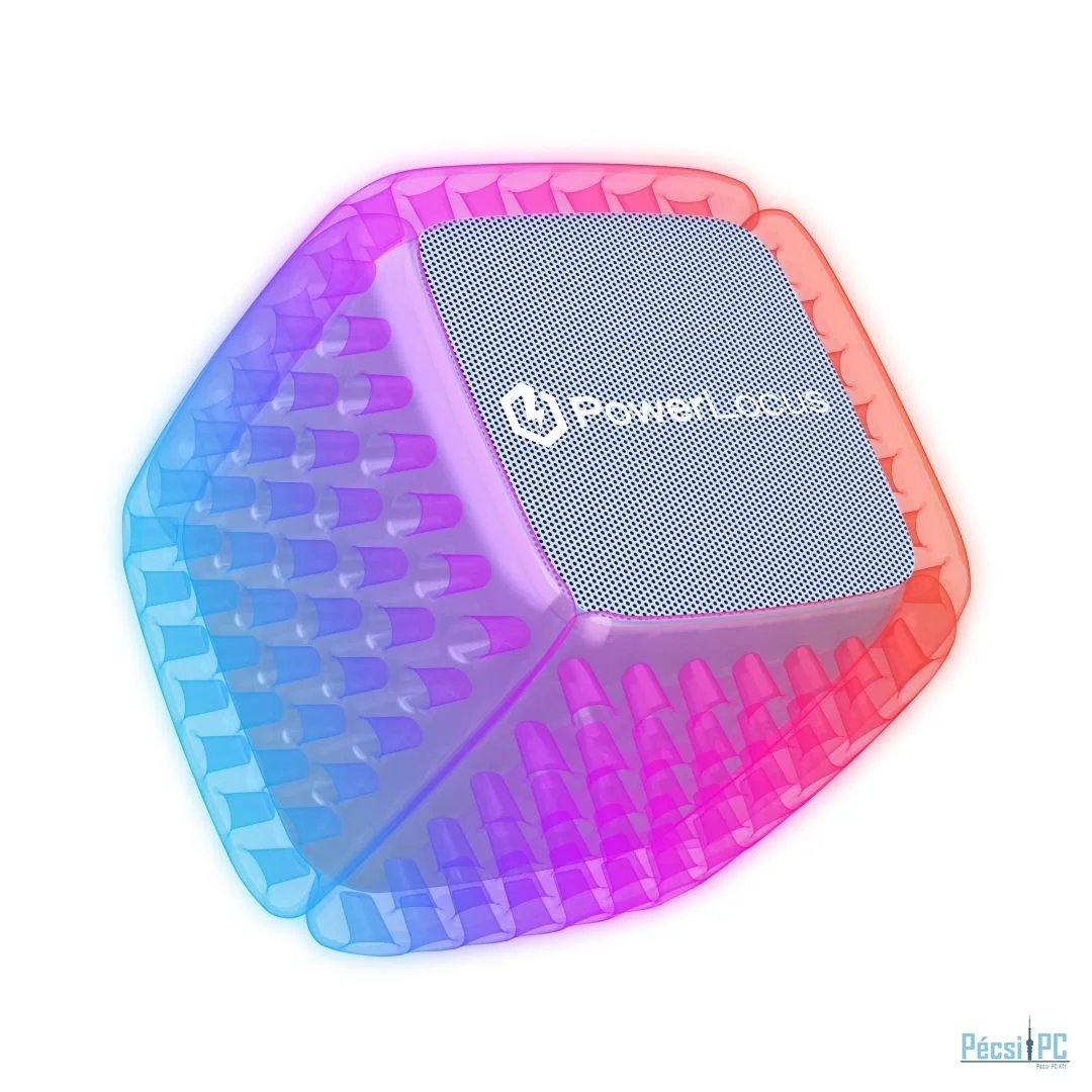 PowerLocus Aero Bluetooth Karaoke Speaker Blue/Purple
