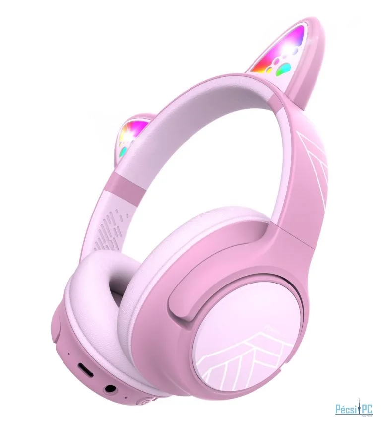 PowerLocus Bobo Ears Kids Bluetooth Headset Pink