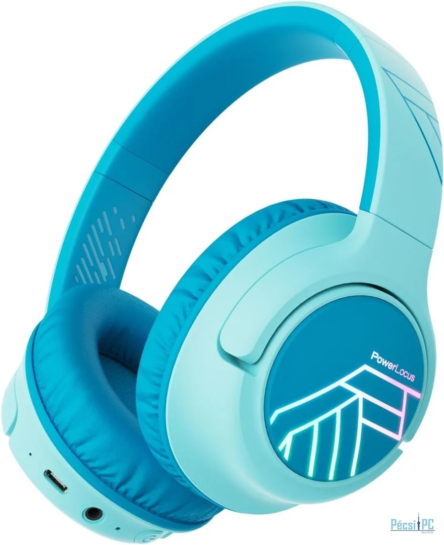 PowerLocus Bobo Kids Bluetooth Headset Blue