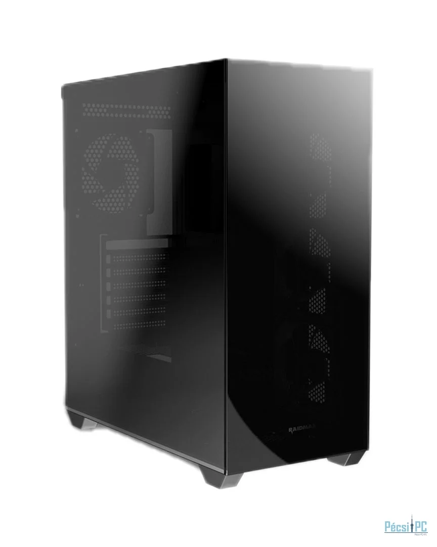 RaidMax i800 Chrome Tempered Glass Black