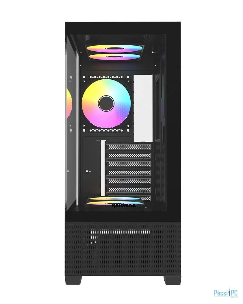 RaidMax i802 Air Tempered Glass Black